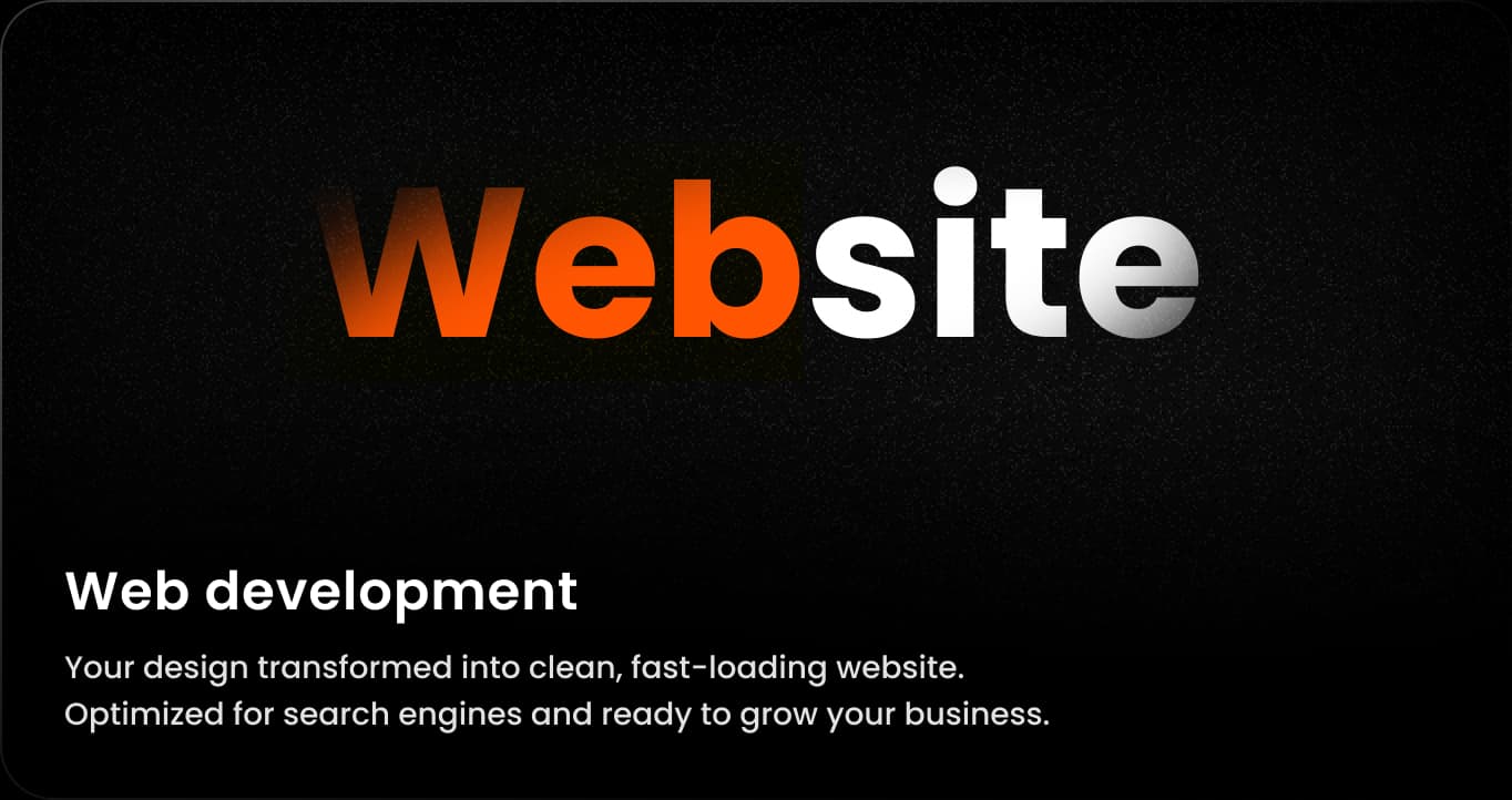 Web development services